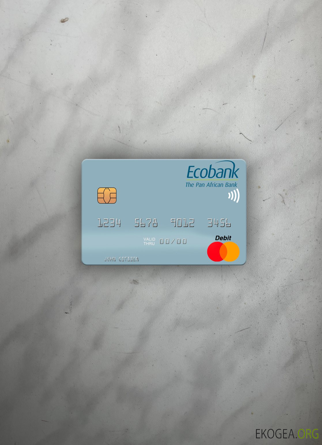 Sénégal Ecobank Sénégal mastercard photolook recto